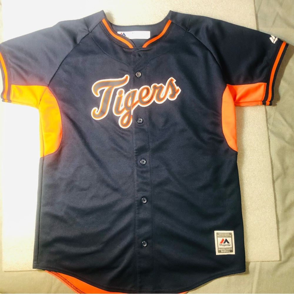 Majestic Detroit Tigers Jersey Miguel Cabrera #24 Sz Youth XL MLB EUC